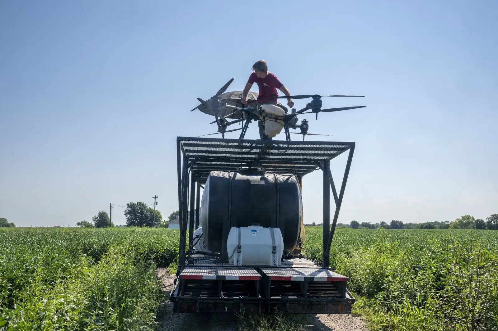 Drone Spraying in Agriculture
