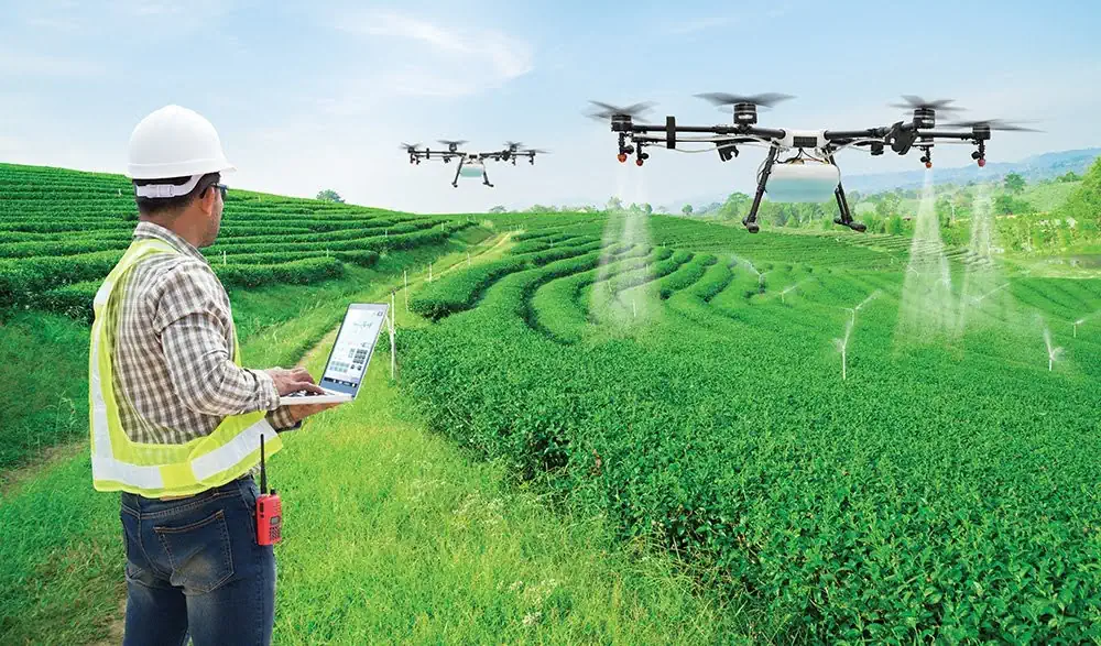 Drone Spraying in Agriculture